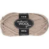 Melbourne Wolle, L 92 m, Beige, 50 g/ 1 Knäuel