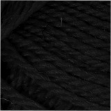Melbourne Wolle, L 92 m, Schwarz, 1x50g/ 1 Knäuel
