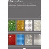 Hologramm-Papier, A4, 210x297 mm, 120 g, 1x8Bl. sort./ 1 Pck