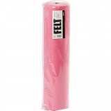 Bastelfilz, B 45 cm, Dicke 1,5 mm, 180-200 g, Pink, 1x5m/ 1 Rolle