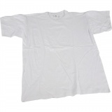 T-Shirts, B 36 cm, Größe 5-6 Jahre, Rundhalsausschnitt, 145 g, Weiß, 1 Stk