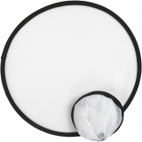 Frisbee, D 25 cm, Weiß, 1x5Stk/ 1 Pck