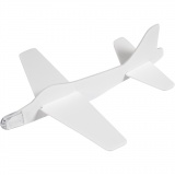 Flugzeug-Sortiment, L 19 cm, B 17,5 cm, Weiß, 1x2Stk/ 1 Pck
