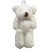 Mini-Teddybär , Größe 4x2,5 cm, 1x6Stk/ 1 Pck
