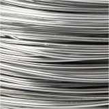 Aluminiumdraht, rund, Dicke 2 mm, Silber, 1x100m/ 1 Rolle