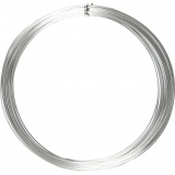 Aluminiumdraht, rund, Dicke 1 mm, Silber, 1x16m/ 1 Rolle