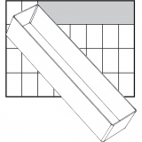 Einsetz-Box, H 47 mm, Größe 235x55 mm, 1 Stk