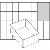 Einsetz-Box, H 47 mm, Größe 109x79 mm, 1 Stk