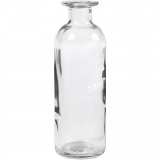 Flasche, H 16 cm, D 5,5 cm, 235 ml, 6 Stk/ 6 Box
