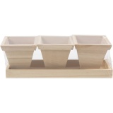 Blumentopf-Set, 27x9x9 cm, 1 Set