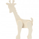 Tierfigur, Giraffe, H 19 cm, B 14 cm, 1Stk/ 1 Stk