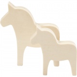 Pferd, H 8+10 cm, B 7+9,5 cm, Dicke 1,8 cm, 1x2Stk/ 1 Pck