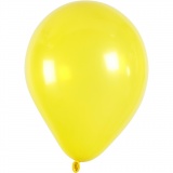 Ballons, rund, D 23 cm, Gelb, 10 Stk/ 1 Pck