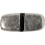 Abstandsperle, Größe 6x14 mm, Lochgröße 10x3 mm, Antiksilber, 5Stk/ 1 Pck