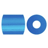 Fotoperlen, Größe 5x5 mm, Lochgröße 2,5 mm, medium, Pastellblau (23), 1100Stk/ 1 Pck